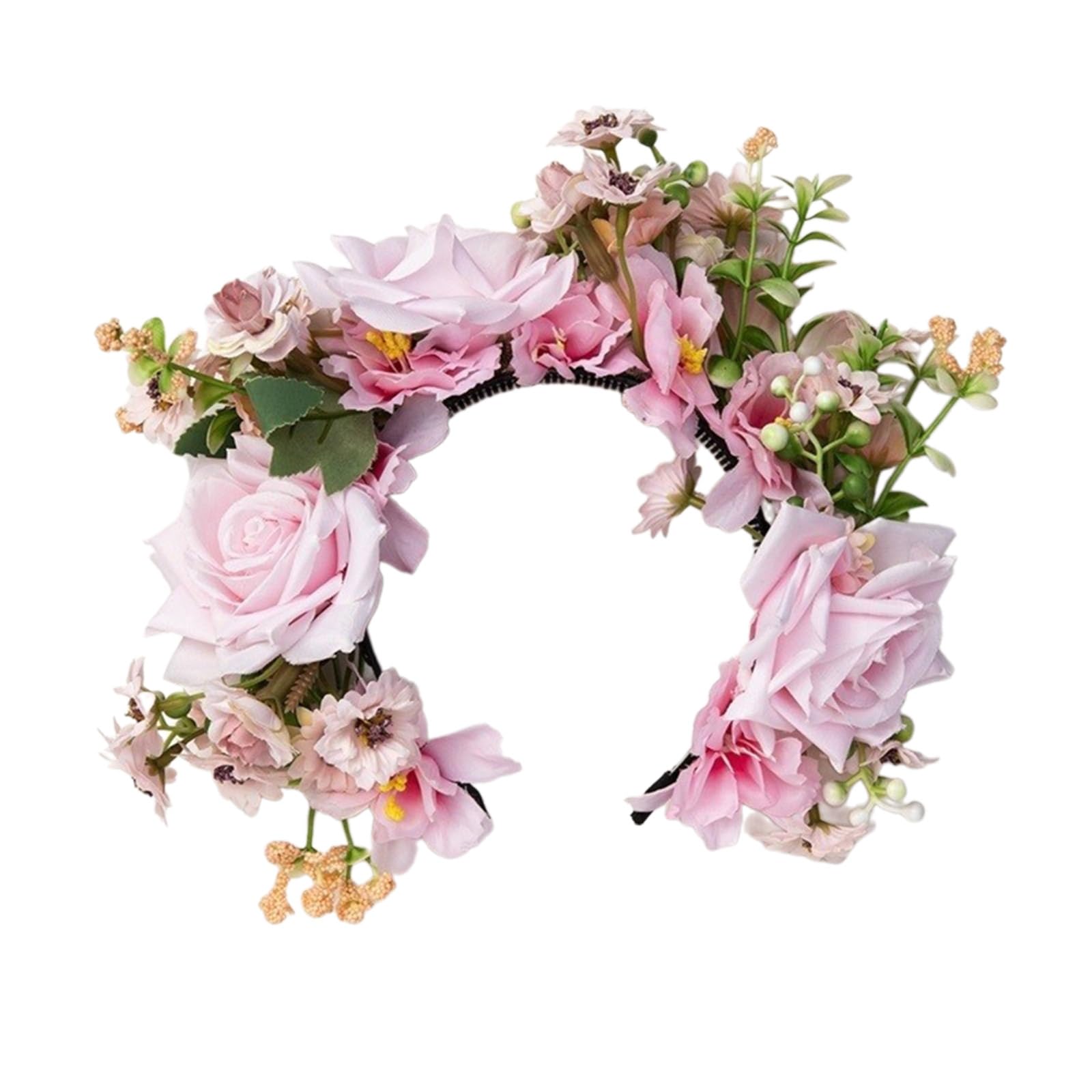 Vintage-inspirierter Blumen-Haarschmuck mit ethnischen Blumen, anmutiges Haar-Accessoire für Damen, femininer Hochzeitskopfschmuck