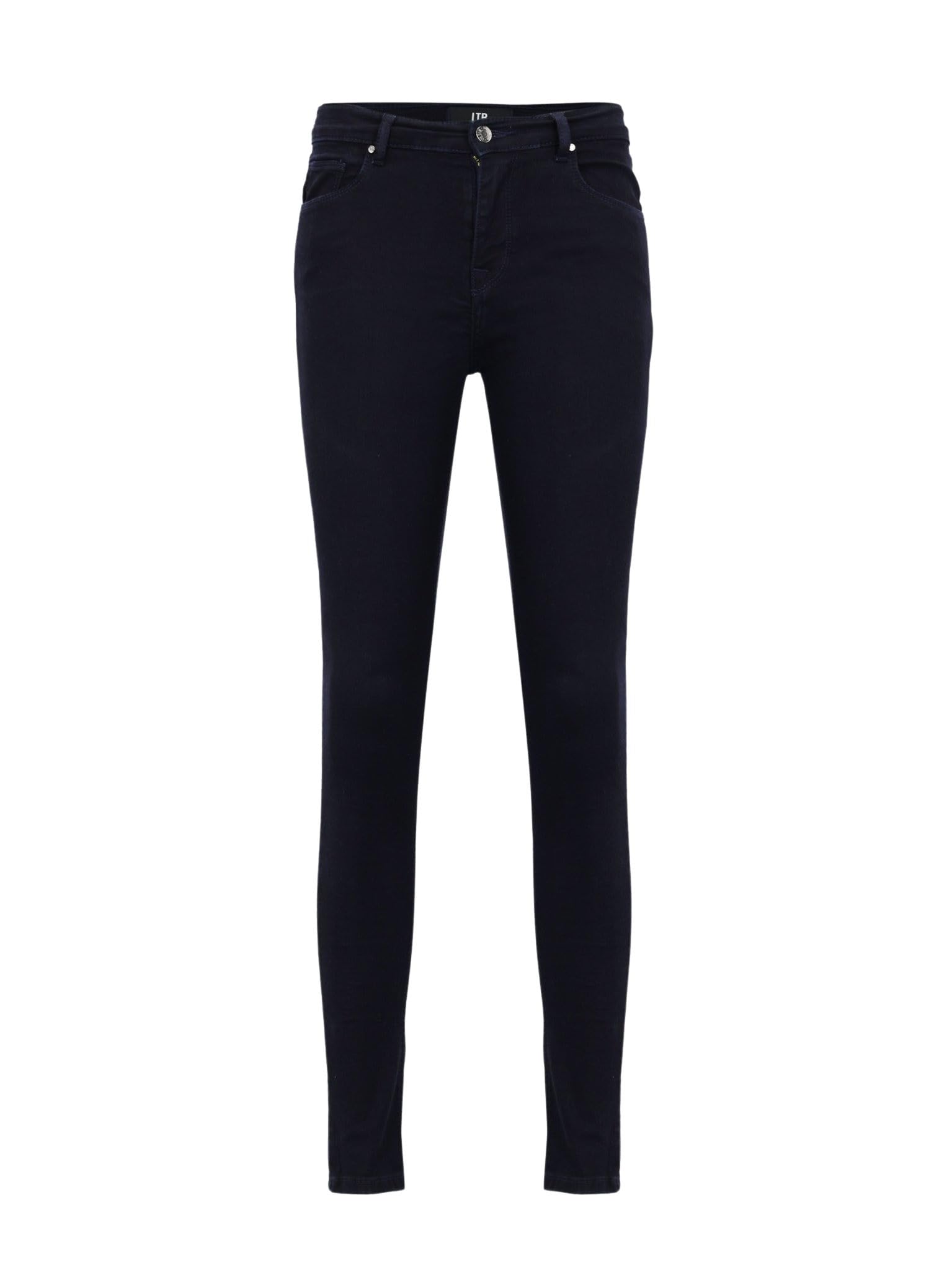 LTB Jeans Damen Jeans Florian B- Jeans Damen Skinny aus Baumwollmischung mit Reißverschluss Hohe Taille in Blau - Größe 25W/30L