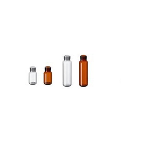 neochrom Borosilikatglas Feingewindeflaschen, 20mL Kapazität, Klar, 75.5mm Höhe x 22.5mm Durchmesser, 100 Stück