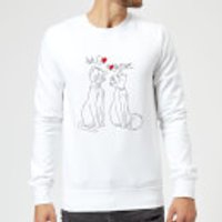 Disney Aristocats We Go Together Sweatshirt - White - M - Weiß