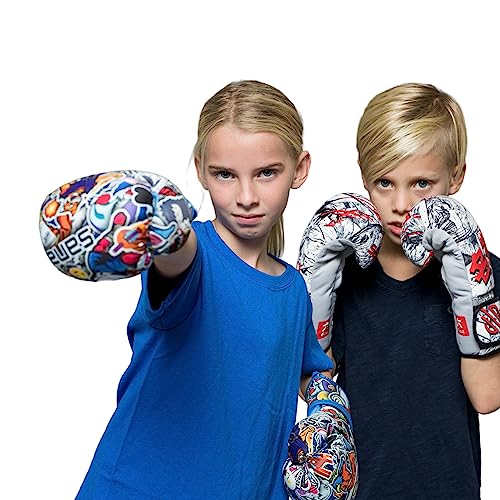 Sanabul Kinder Aufkleber Bombenboxen Kickboxen Trainingshandschuhe Brüllen Wut 8 oz