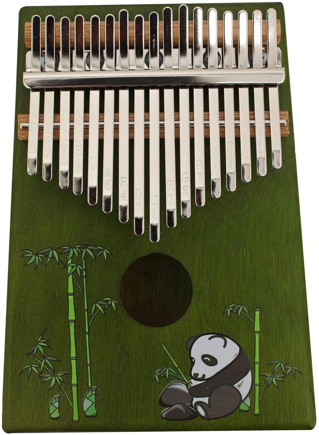 Kalimba Daumen-Qin, Daumenklavier, Fingerklavier | 17|| 21 Tasten Kalimba, traditionelles Musikinstrument, Taschen-Daumenfingerklavier, Mbira-Klavier for Musikliebhaber, (18 cm x 13 cm), 17 Noten F (F