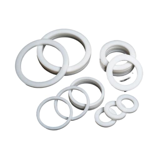 2000 stücke 12x6x3mm PTFE Flache Unterlegscheibe Dichtungen Dichtung Ring Spacer for Manometer