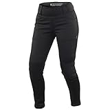 Trilobite Motorrad Leggings Motorradhose Textilhose Damen schwarz Long 30/Long