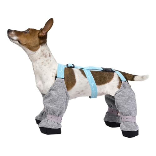 Hundestiefel-Leggings, Pfoten-Hundestiefel-Leggings, wasserdichte Hundeschuhe, Stiefel, Welpen-Beinschutz, Leggings, Pfotenschutz, Pfotenschutz für kleine, mittelgroße und große Hunde