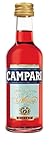 Campari Bitter Aperitif Miniaturen – Der italienische Aperitif Klassiker im Mini Format – Perfekte Basis für Cocktails und Welcome Drinks – Für spontane Anlässe und Dinner – 25 x 50 ml