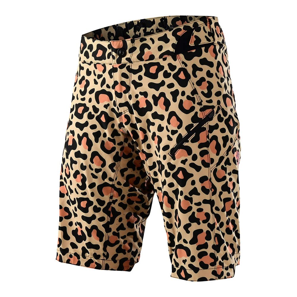 Troy Lee Designs Womens Lilium Short Shell, Leopard - XS