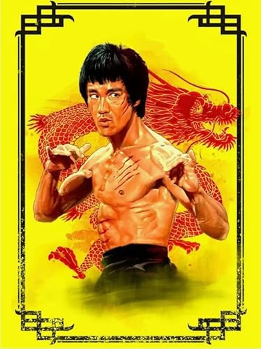 HfmQuisutron Legendary Chinese Kung.Fu Films Art Poster Puzzle 1000 Stück Holzpuzzle für Erwachsene Kinder Dekompression Spiele Cq66Zt