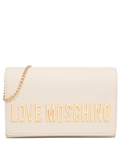 Borsa donna Love Moschino tracolla in ecopelle avorio BS24MO39 JC4103 Piccola