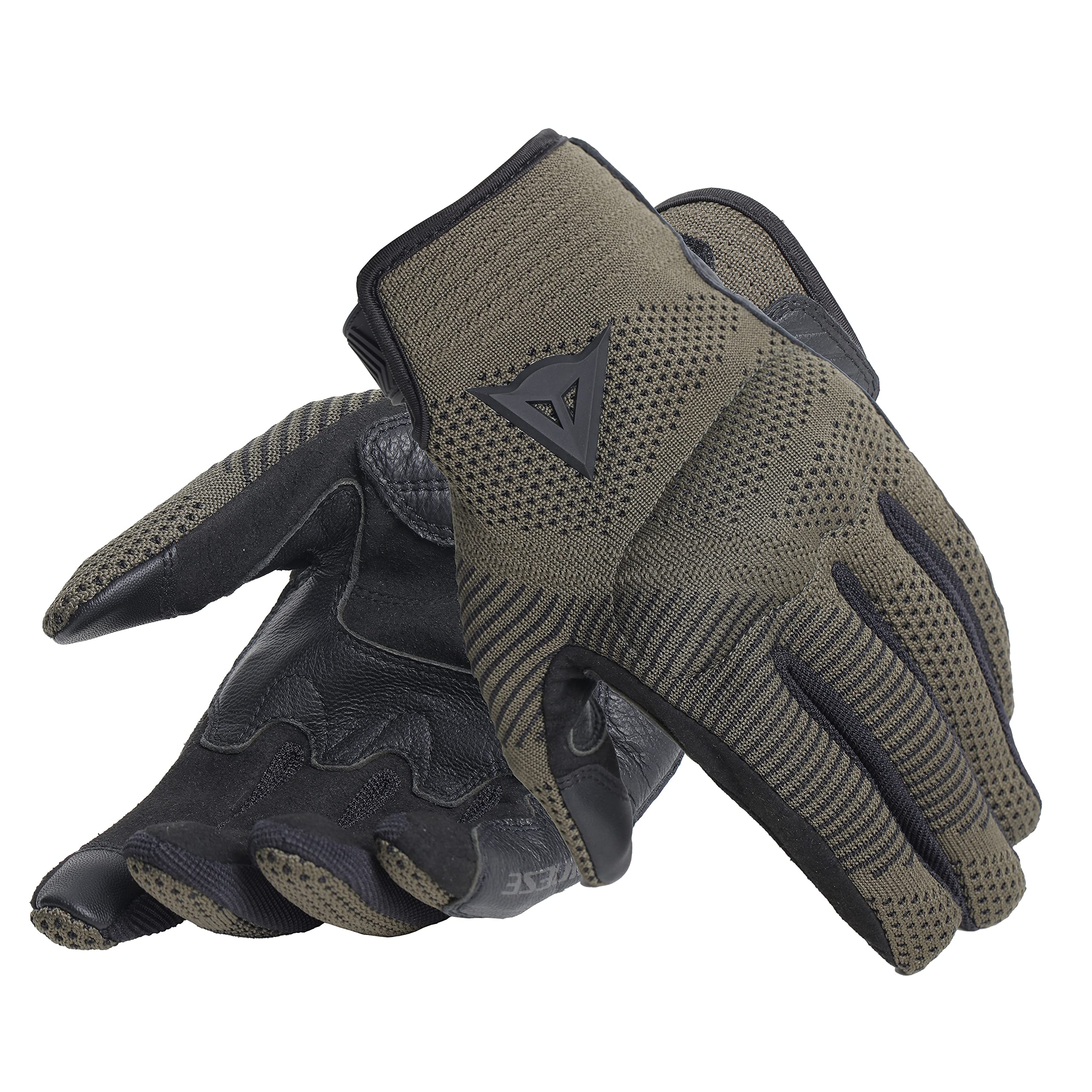 Dainese - Argon Gloves, Motorrad Handschuhe für Männer mit Knöchelschutz, Reißverschluß, Touchscreen Kompatibilität, Herren Motorrad Handschuhe XL, Weinblatt