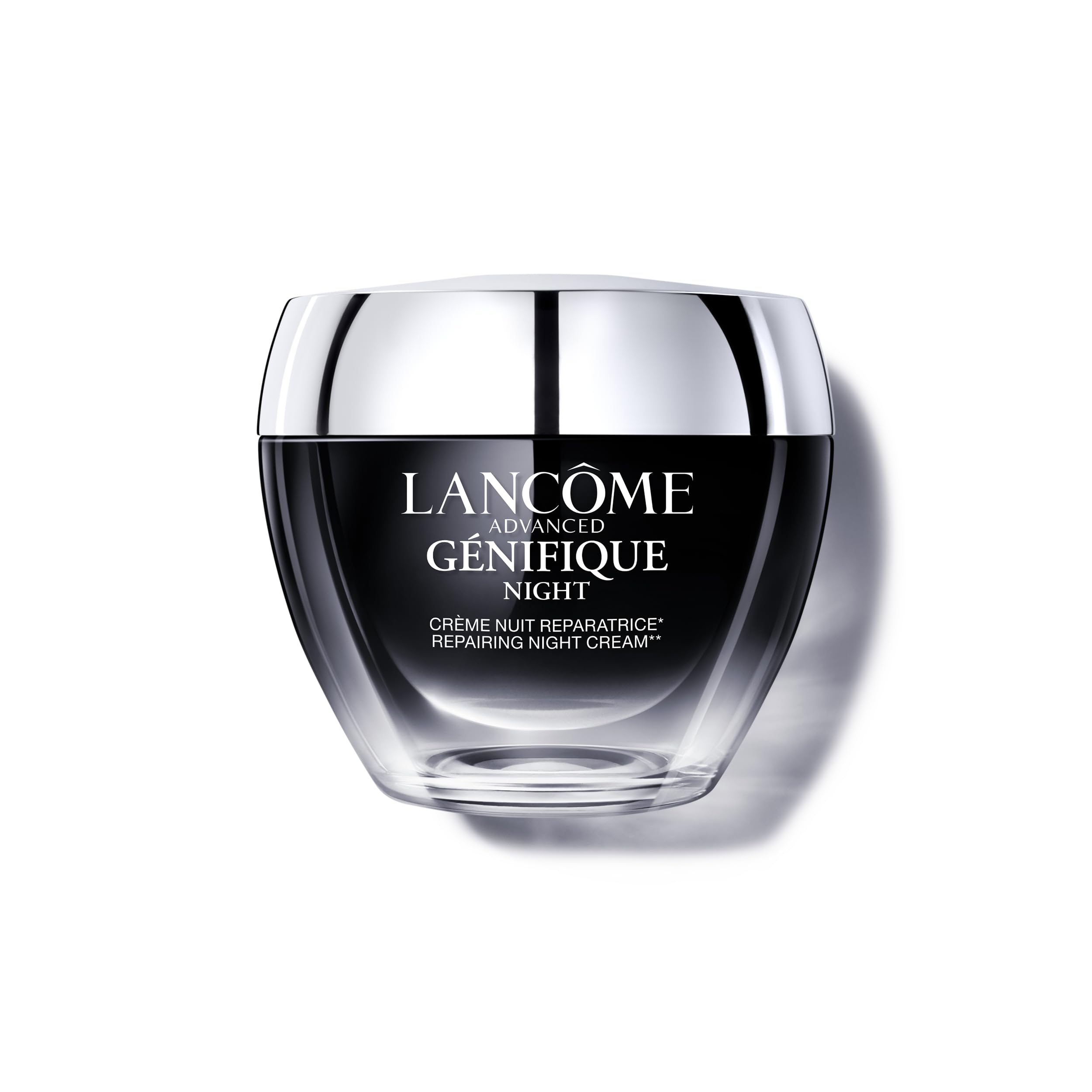 Lancôme Advanced Génifique Nachtcreme – repariert die Hautbarriere über Nacht – mit Bifidus Prebiotikum, Hyaluronsäure & Dreifach-Ceramid-Komplex – 1,7 ml