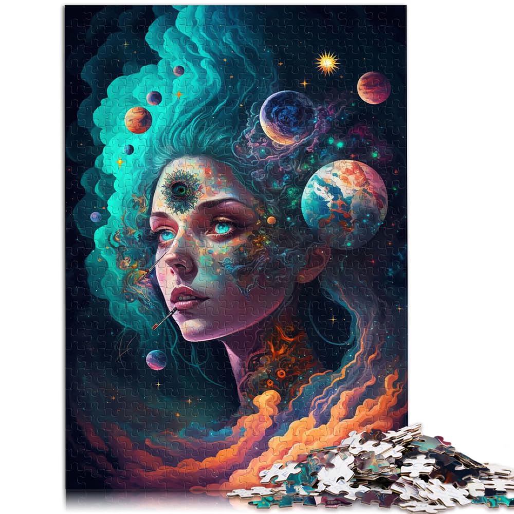 Puzzle für Cosmic Higha-Puzzles für Erwachsene, 1000 Puzzles, Holzpuzzle, Familienspiel, Stressabbau, schwieriges Herausforderungspuzzle, 1000 Teile (50 x 75 cm)