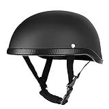 BGMKE Jet Helm Retro Style Motorrad Helm Halber Motorradhelm ECE Zertifiziert Herren Damen Moped Mofa-Helm Jethelme Open Face Halbes Motorradhelm Roller Helm Mopedhelm Motorrad Halbhelme