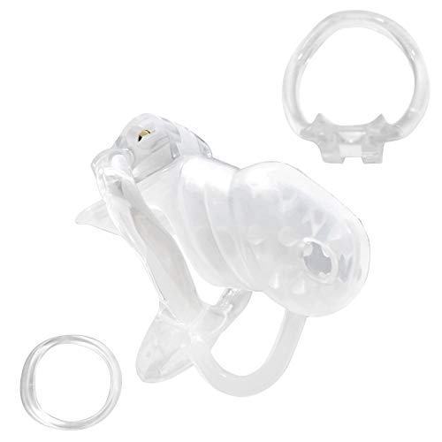 Male Chastity Device Silicone Cage Dildo Rings Virginity Lock Fetish BDSM Adult Masturbating Sex Toys for Men