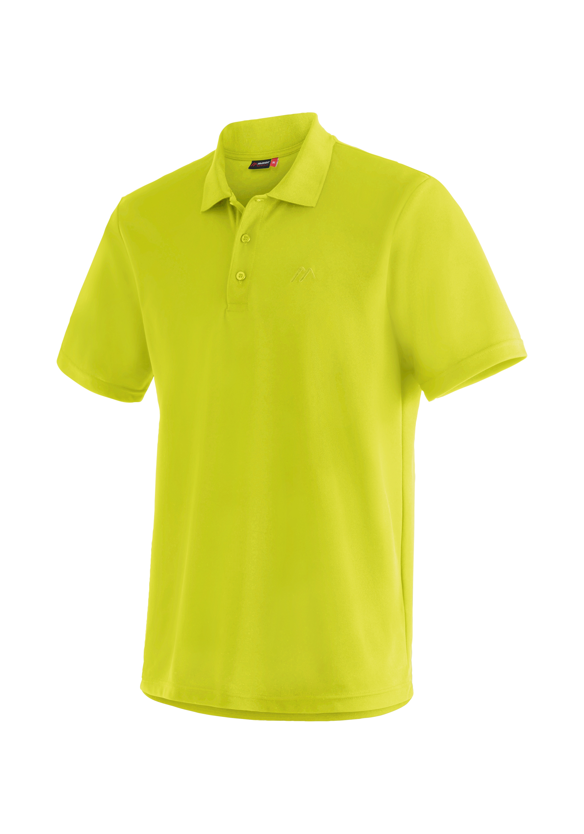 Maier Sports Funktionsshirt "Ulrich", Herren Wandershirt, bequemes Polo-Shirt für Wandern und Freizeit