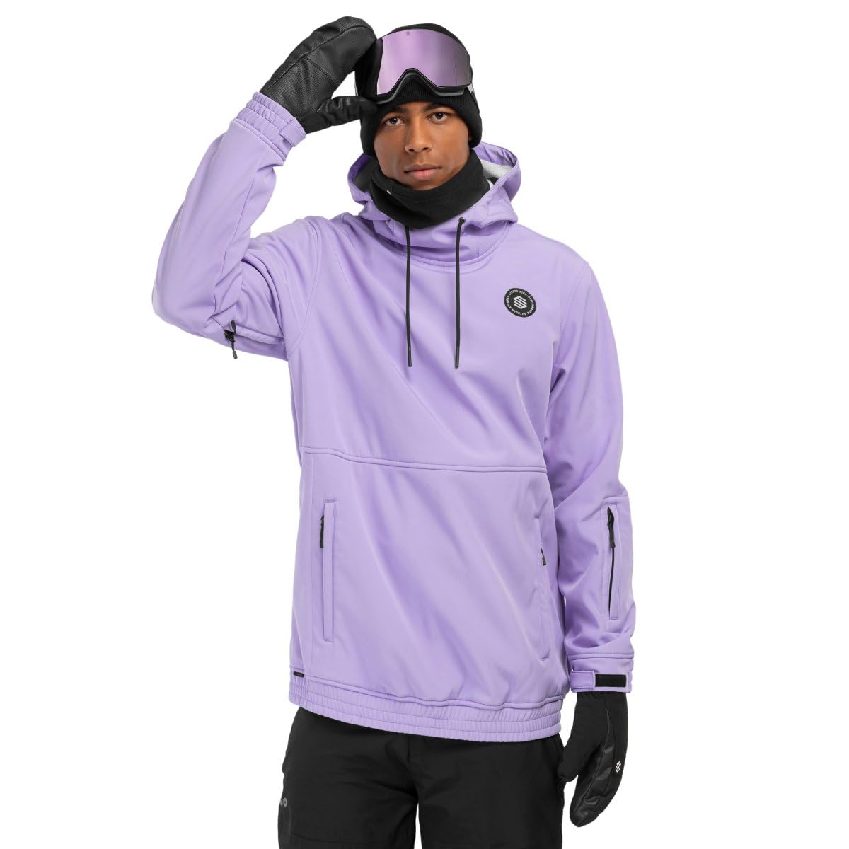 SIROKO - Snowboardjacke W1 Snowy - S - Lavendel