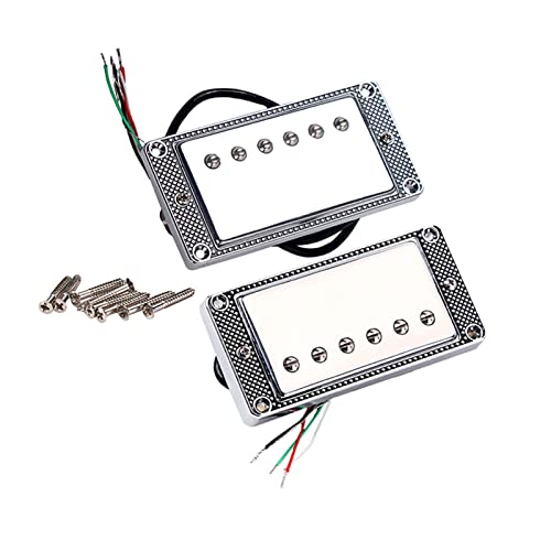 ZENGXUE Gitarren-Single-Pickups Für E-Gitarren Mit Befestigungsschrauben Humbucker Tonabnehmer Set