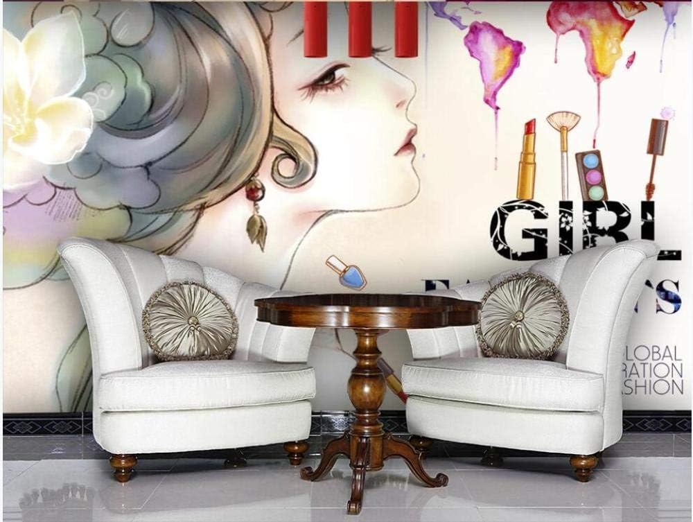 Beauty Flower Nail Art Tools 3D Tapete Poster Restaurant Schlafzimmer Wohnzimmer Sofa TV Dekorative Wand-430cm×300cm