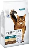 PERFECT FIT Sterile Adult Trockenfutter für erwachsene, sterilisierte Katzen ab 1 Jahr - Huhn, 7 kg (1 Beutel)