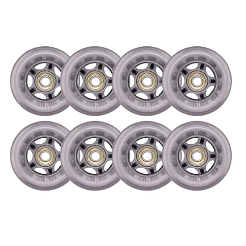 BFVAKBKYT Rollschuh-Räder, Ersatz-Skate-Rollen, 8er-Pack Inline-Skate-Rollen 76 mm, 82A Inline