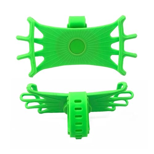 Handyhalterung Motorrad Universeller Handyhalter Drehbarer Silikon-telefonhalter Motorrad-Lenkerhalter Für 4,0-6,0-Zoll-Telefone Handyhalter Fahrrad(Green)