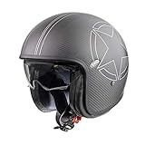 Premier Helm Vintage Star Carbon BM,Carbon GRAU/Weiss,XL