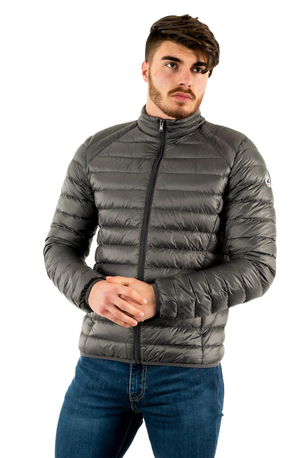 JOTT Herren MAT Daunenjacke mit Langen Ärmeln, Anthracite, S