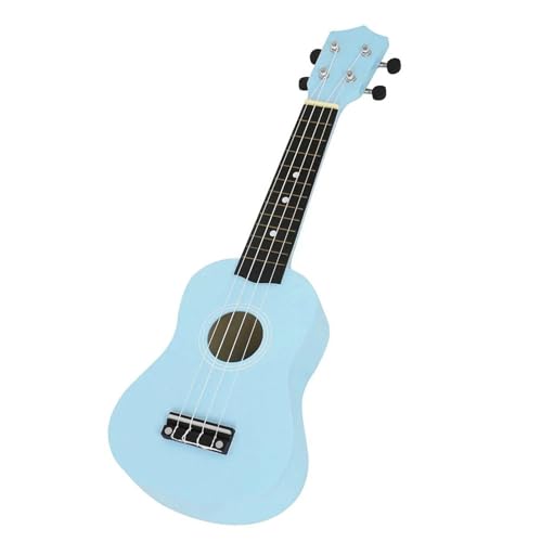 21-Zoll-Ukulele-Gitarre Aus Blauem Sapeli-Holz Mit 4 Saiten, Mini-Saiteninstrument Für Anfänger Ukulele Einsteiger Kit