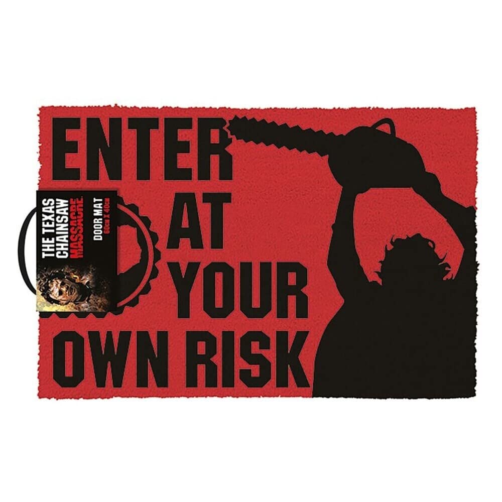 Pyramid Sm Entertainment Korea N/A - Texas Chainsaw Massacre (Enter at Your Own Risk) Door Mat