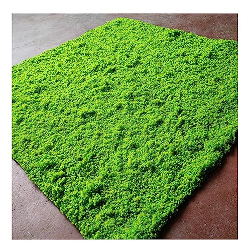 ALFAAL Artificial Grass Table Runner Künstliche Pflanze Rasenflechte Künstliche Moosmatte für Balkon Hof Einkaufszentrum Aufzug Dekoration (Color : E, Size : 100x100cm/39.37x39.37in)