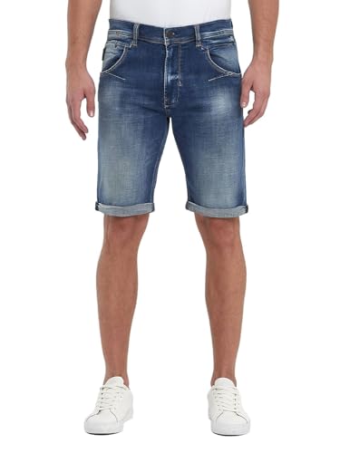 LTB Jeans Herren Jeansshorts Darwin - Shorts Herren Niedrige Taille, Bermudashorts mit Reißverschluss in Blau - Größe XL