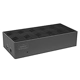 Targus USB-C™ DV4K Universal Docking Station mit Display Link – Laptop Docking Station für 2 Monitore in 4K UHD –100 W USB C und USB A Ladefunktion – Thunderbolt 3 kompatibel – schwarz, DOCK190EUZ