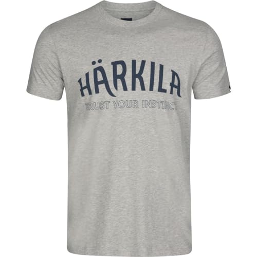 Härkila Modi Melange S/S t-shirt | Light Grey Melange, L