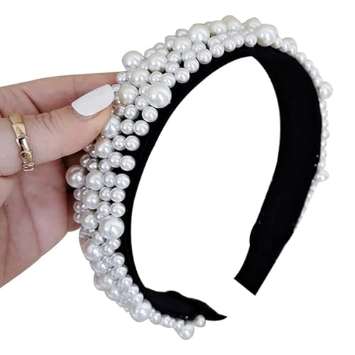 Elegantes Haarband mit Perlen für Hochzeit, Brautschmuck, Accessoire für modische Reifen