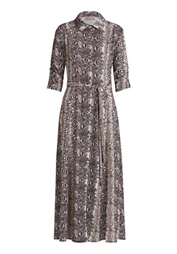 Cartoon Damen 1120/7699 Lässiges Kleid, Grey/Brown, 42