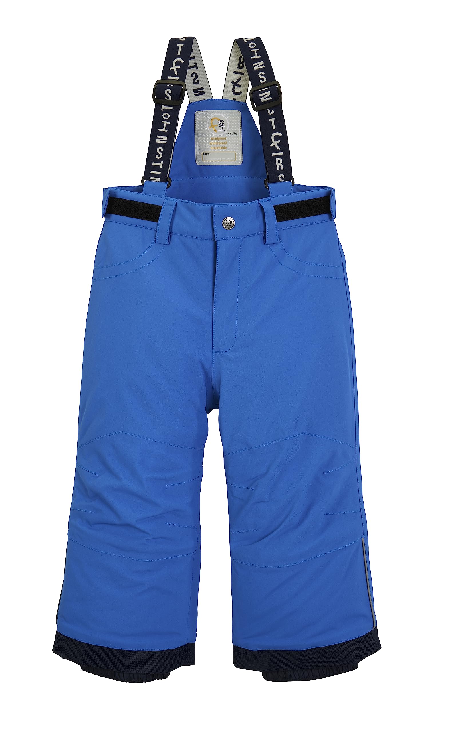 first instinct by killtec Kinder Skihose/Matschhose/Funktionshose mit Trägern und Schneefang FISW 48 MNS SKI PNTS, royal, 110, 39989-000