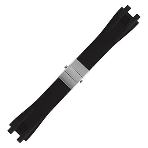 NEYENS Silikon-Gummi-Uhrenarmband für Ulysse Nardin, Outdoor-Sport, wasserdichtes Armband, Ersatzarmband, Uhrenzubehörteile, 26 mm, Achat