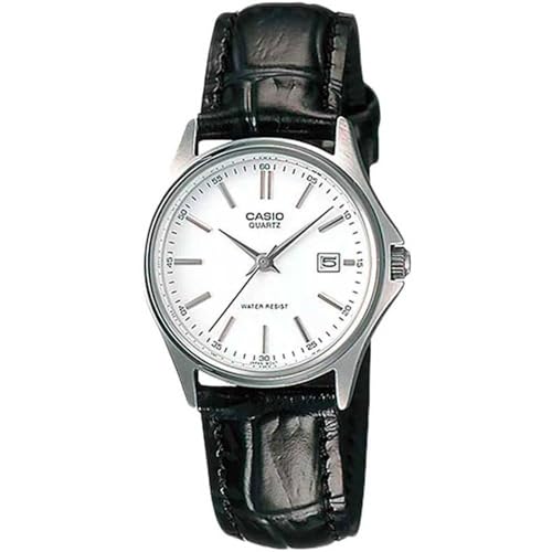 Casio Damen-Armbanduhr XS Analog Quarz Leder LTP-1183E-7ADF