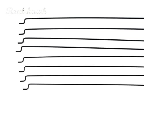 LSFWJP 10 stücke Z typ D1,0/1,2/1,5mm schubstange Stahl draht Push zugstange schubstange for rc Flugzeug Flugzeug Pull Push pleuel (Color : D1.5x260mm)