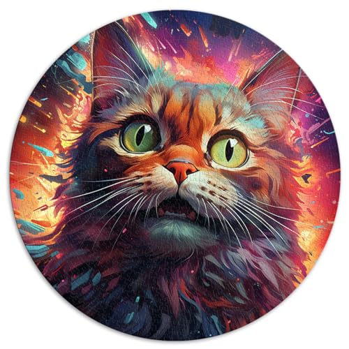 Puzzle | Puzzles Katzen 1000 Teile Puzzle 67,5x67,5cm Puzzles zum Verschenken Jedes Teil ist einzigartig - Anspruchsvolles, unterhaltsames Spiel für die ganze Familie