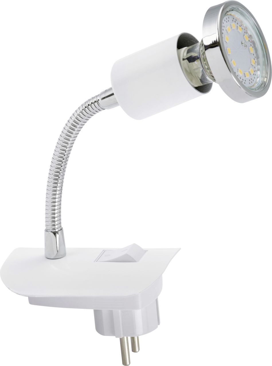 Briloner LED Steckerspot Clip weiß