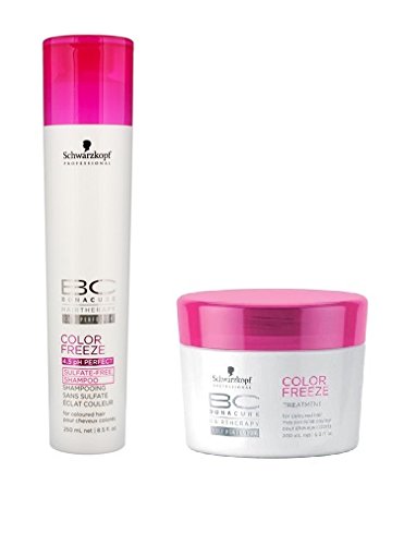 Schwarzkopf Bonacure Color Freeze Sulfatfreie Shampoo 250 ml und Treatment 200 ml