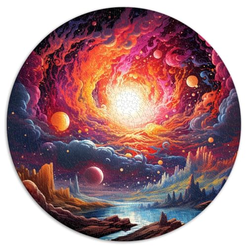 Spiel-Geschenk-Puzzle „Das Ende der Welt auf einem anderen Planeten“, 1000-teiliges Puzzle für Erwachsene, 67,5 x 67,5 cm, Lernspiele, Heimdekorations-Puzzle.