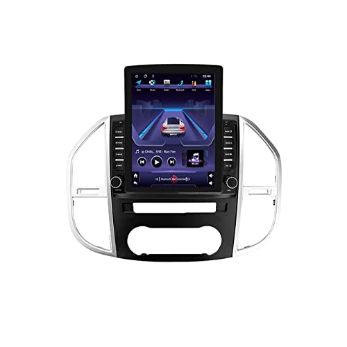 9.7 Zoll Android 10 Autoradio Mit Bluetooth Rückfahrkamera Touchscreen Car Radio Unterstützt FM WiFi USB Mirror Link Lenkradsteuerung Für Mercedes Benz W447 Vito 3 2014-2020 Plug-and-Play (Color : 1G