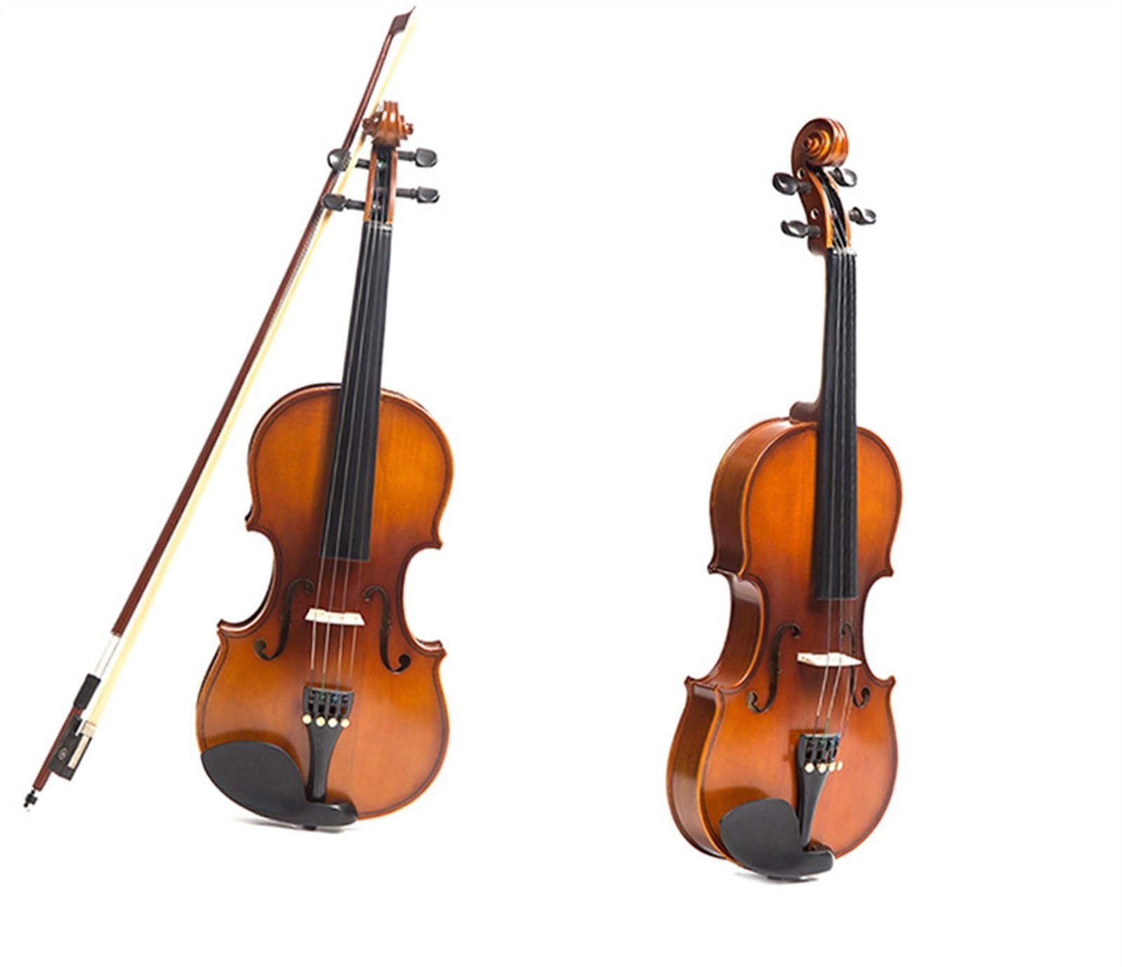 Standard Violine Violine Decke Fichte Boden Ahorn Griff Jujube 4/4 3/4 1/2 1/4 1/8 1/16(4/4)