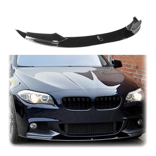 Splitter Frontschürze Lip Body Kit Für 5 Series F10 535i 528i Sport 2011 2012 2013 2014 2015 2016 ABS Glänzend Schwarz Frontlippe