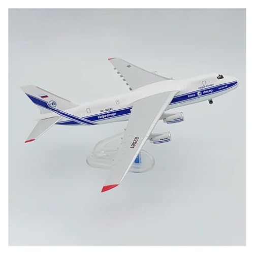 Aerobatic Flugzeug Maßstab 1/400 Antonov An-124 Russische Miniatur ABS Kunststoff Flugzeug Luftfahrt Modell Souvenir Sammlungen Geschenk Spielzeug