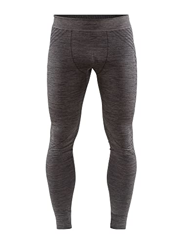 Craft Herren FUSEKNIT Comfort Pants M Baselayer, Black Melange, XL