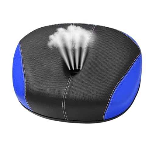 Waterproof Cycling Seat Cushion - PU Leather Padded Replacement Saddle, Breathable Road Cycling Seat Pad | Ideal for Outdoor Riding, Provides Extra Comfort and Support for Long Distance Cycling