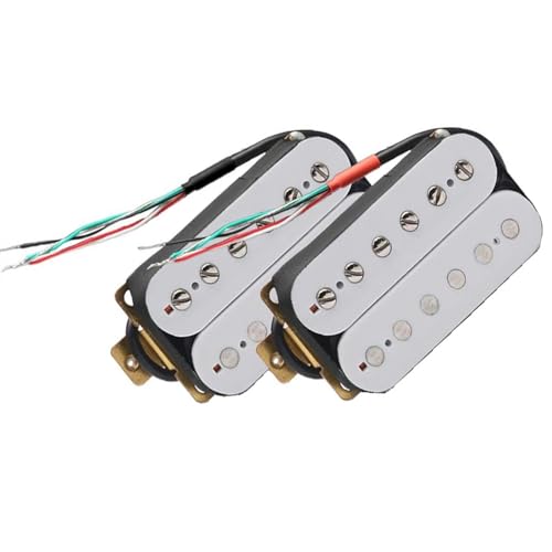 E-Gitarre Humbucker Pickup Coil Spliting Pickup 4 Conductive Cable White Single-Coil-Tonabnehmer